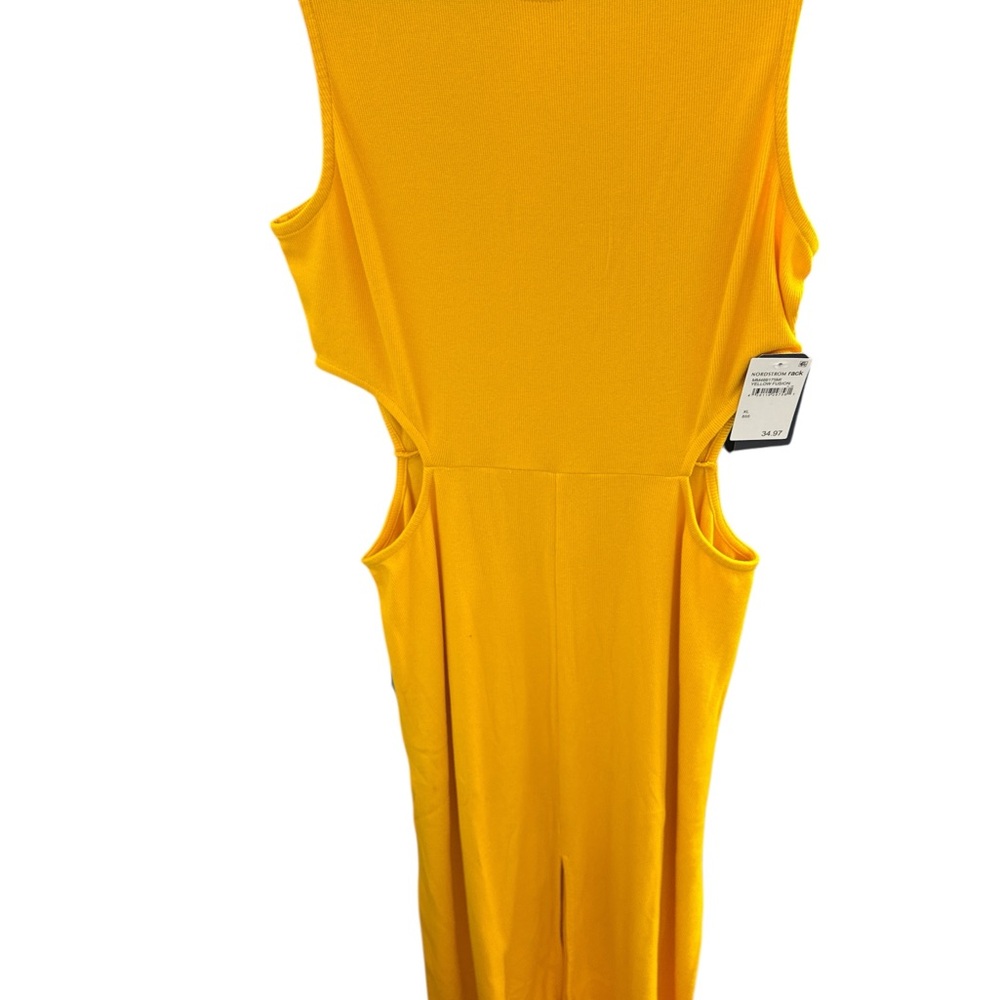 Melrose and Market Bright Yellow Maxi Dress